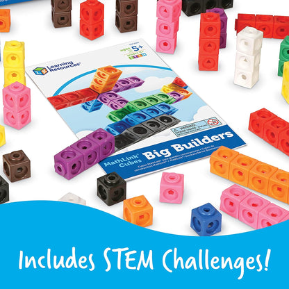Learning Resources Mathlink Cubes Big Builders