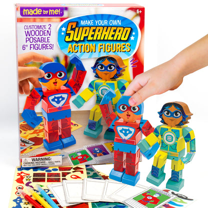 Made By Me Build & Paint Your Own Wooden Toys, DIY Wood Craft Kit, Easy to Assemble, 3 Cars