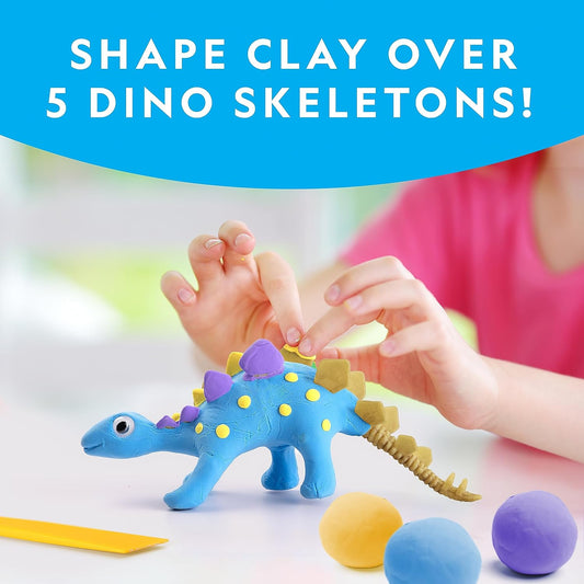 National Geographic Clay Dinosaur Arts and Crafts Activity Kit for Kids