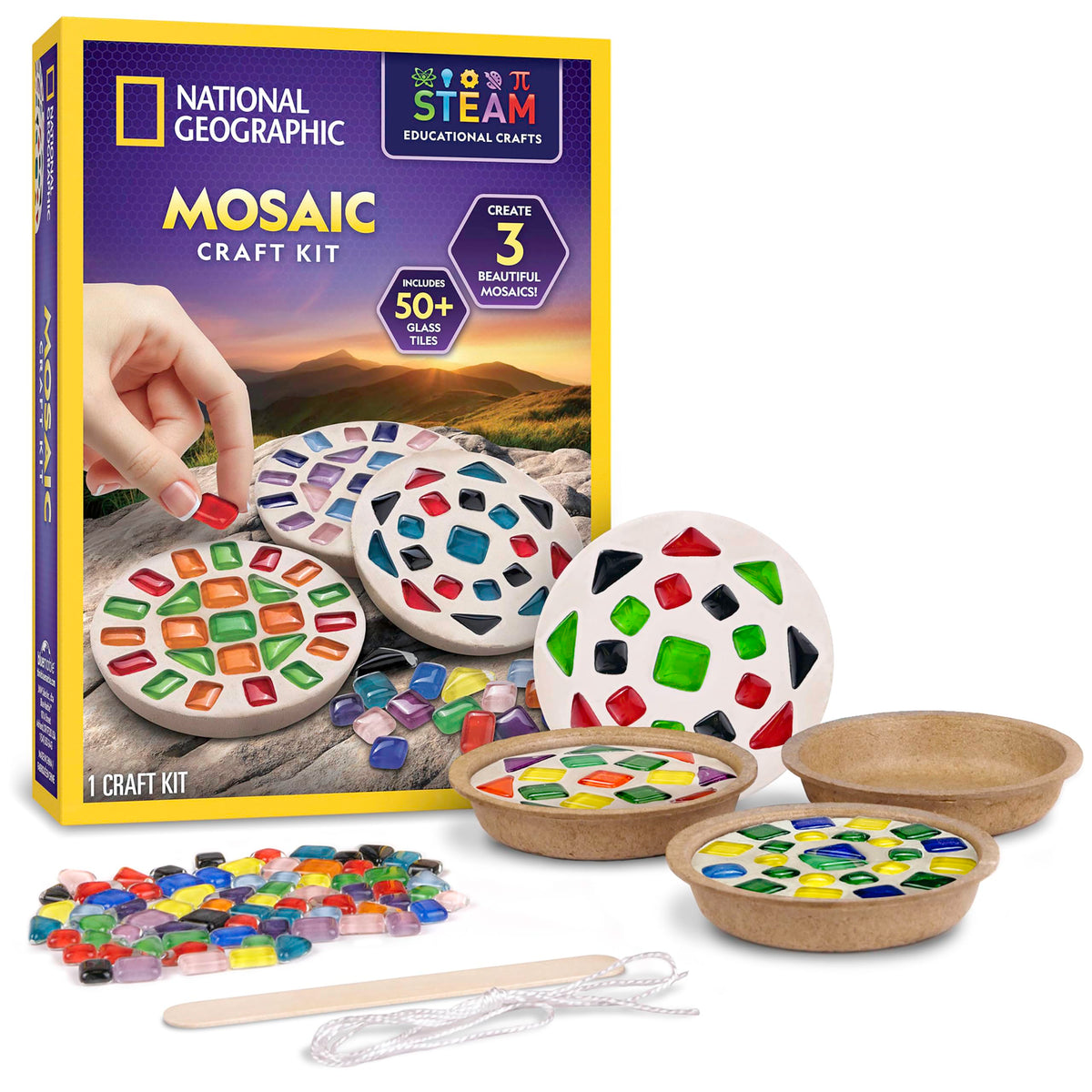 National Geographic Mega Arts and Crafts Activity Kit for Kids Ages 8-12
