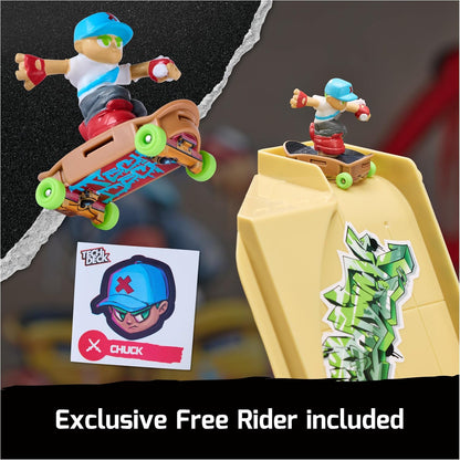 Tech Deck Free Riders Extreme Motorized Fingerboard Playset Ages 5+