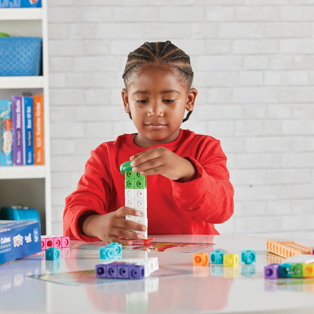 hand2mind MathLink Cubes Numberblocks 11-20 Activity Set, Ages 3+