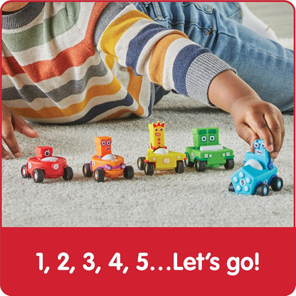hand2mind Numberblocks Mini Vehicles, Toy Vehicle Playsets