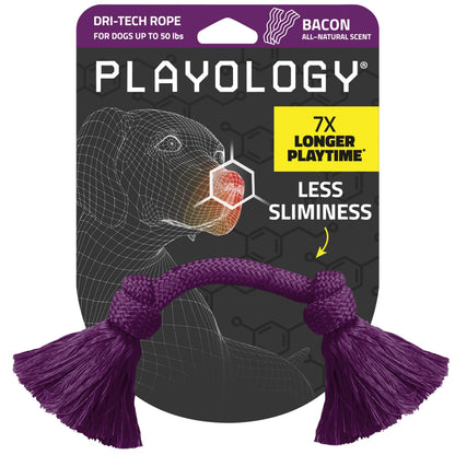 Playology Tug Rope Dog Toys for Large Dogs - Jumbo, Peanut Butter Scent