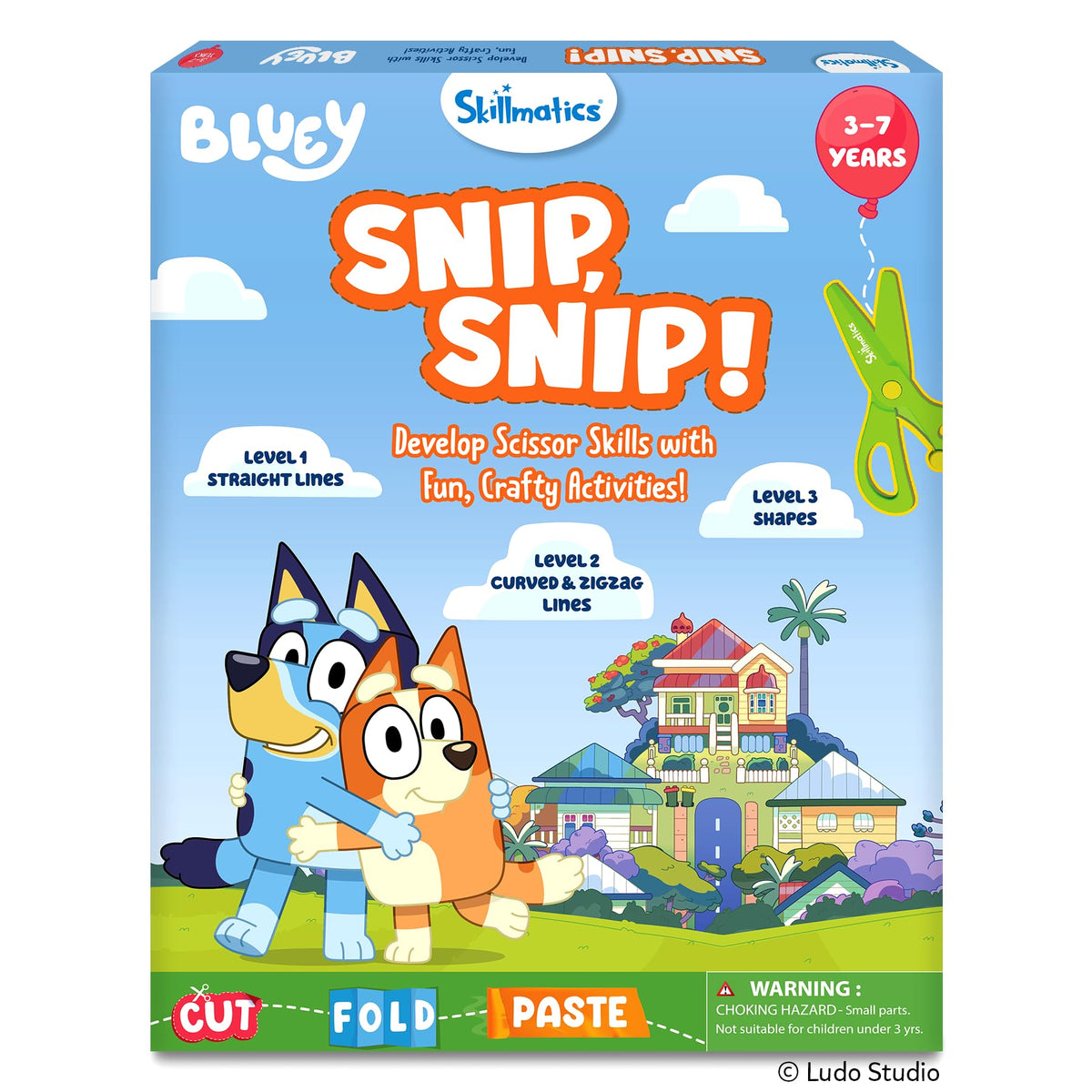 Skillmatics Snip Snip, Scissor Skills, Felt Craft Activity, Gift for Kids