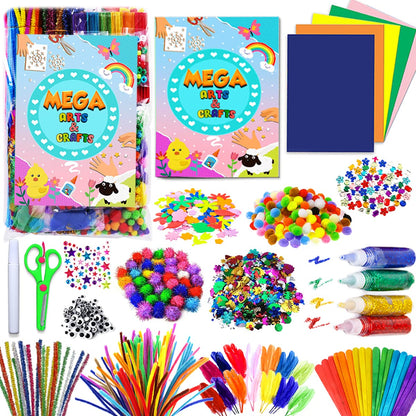 Goody King 1170Pcs+ Arts and Crafts Supplies for Kids