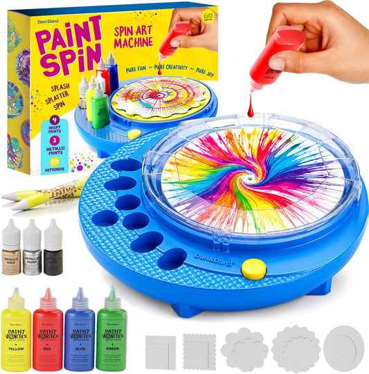 Paint Vortex Spin Art Machine - Kids Art Kit for Boys & Girls Ages 6+