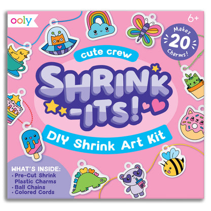 Ooly DIY Shrink Art Charms Kit, 28 Pc – Fun Friends