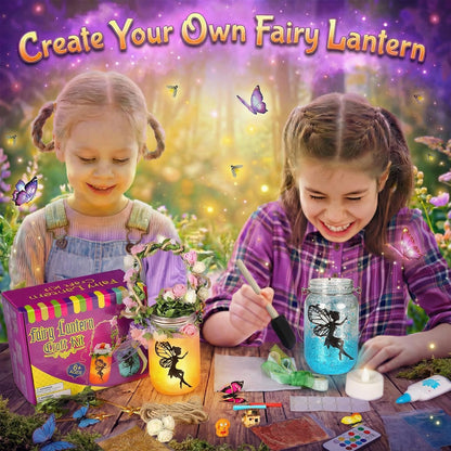 Alritz Fairy Lantern Craft Kit Mason Jar Night Light Ages 6+