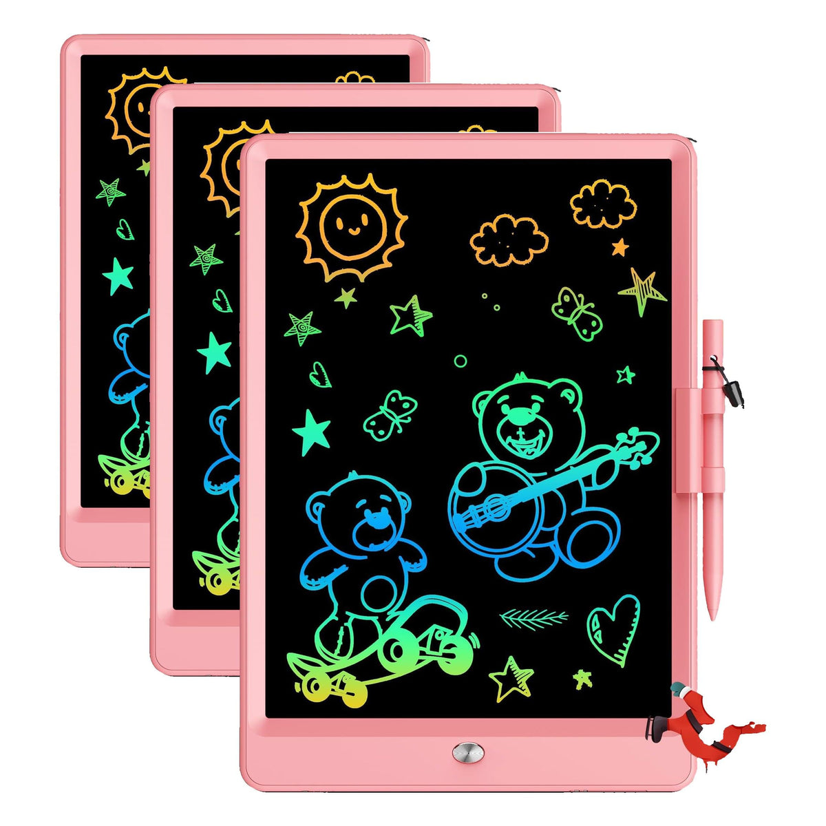 Bravokids Toys for 3-6 Years Old Girls Boys, LCD Writing Tablet 10 Inch Doodle Board, Electronic Drawing Pads, Educational Birthday Gift for 3 4 5 6 7 8 Years Old Kids Toddler (Blue)