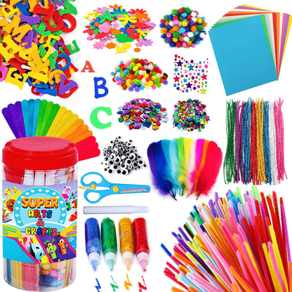 Goody King 1170Pcs+ Arts and Crafts Supplies for Kids