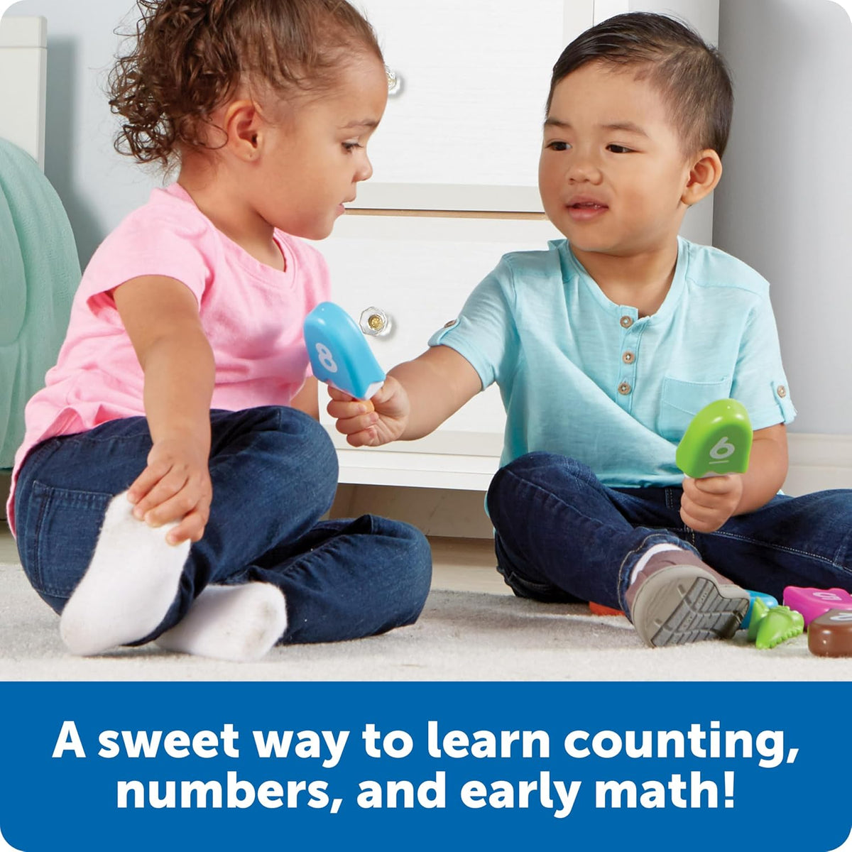Learning Resources Smart Snacks Number Pops, The Original Number Popsicles