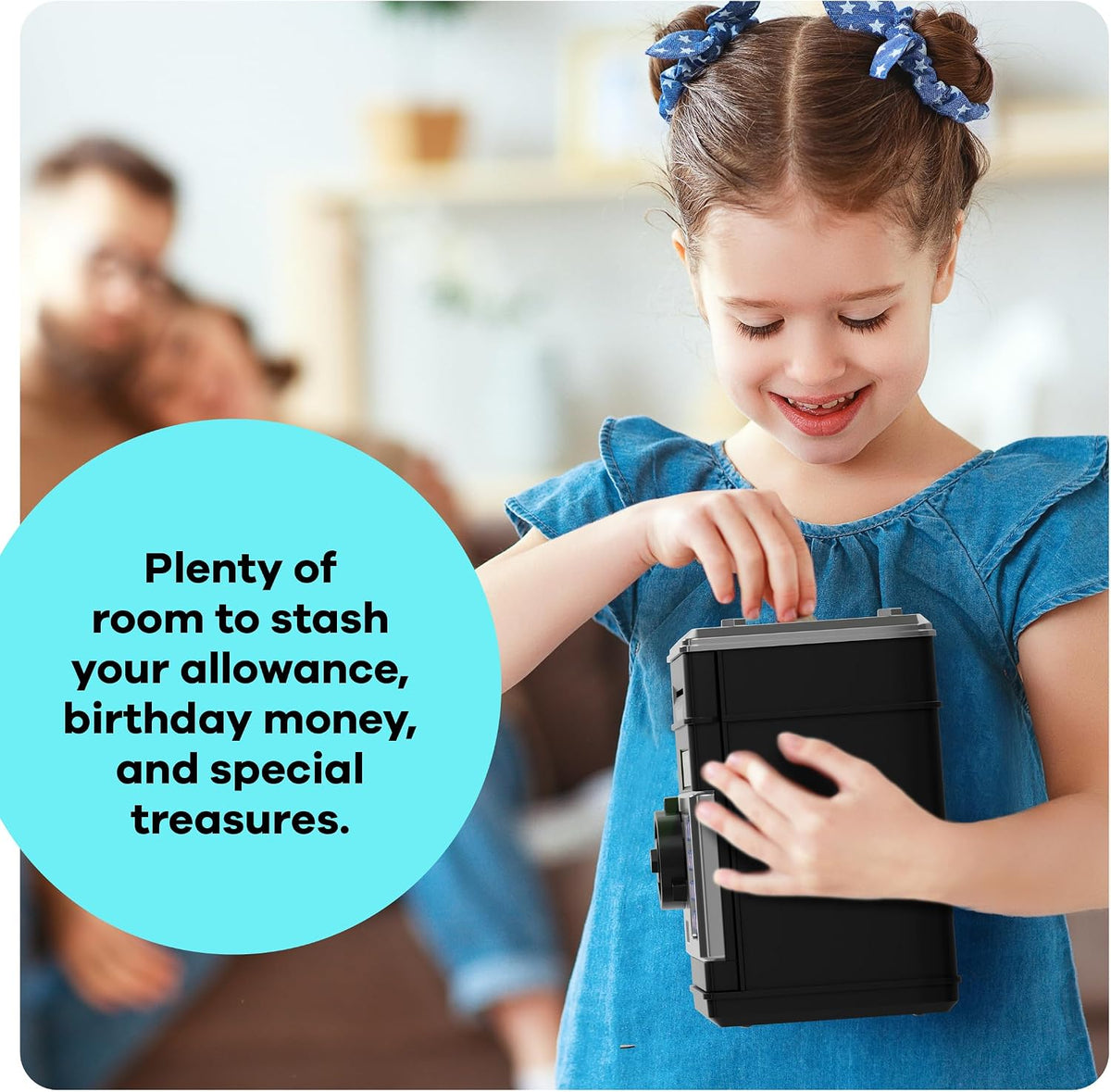 Piggy Bank for Kids - Electronic Money Saving Box w/Code- ATM Safe - Toy Coin Bank - Gifts for Boys Toys for Age 3, 4, 5, 6, 7, 8, 9 - Birthday Gifts for 8, 9, 10, 11, 12