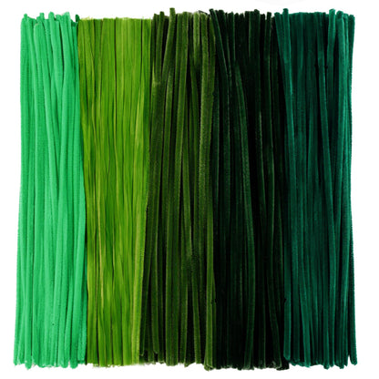 Caydo 200PCS Thick Pipe Cleaners Craft, 20 Colors Chenille Stems