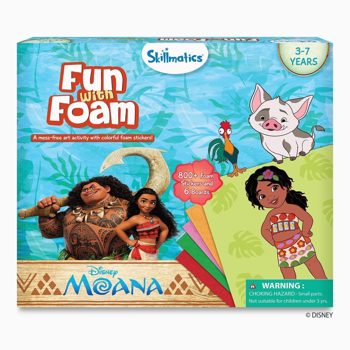 Skillmatics Fun with Foam Sticker Art – Animals, Craft Kit, Gift for Kids
