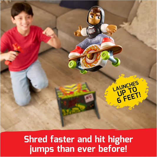 TECH DECK Shred N' Blast Motorized Finger Skateboard Toy