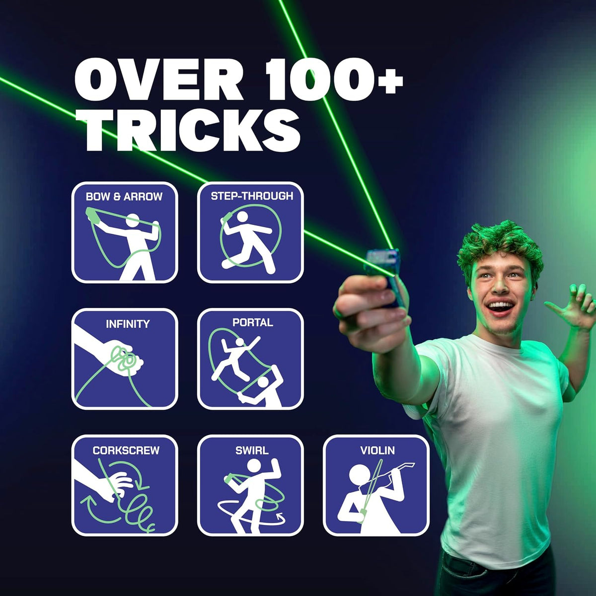 ZipString Luma Glow-in-The-Dark String Toy