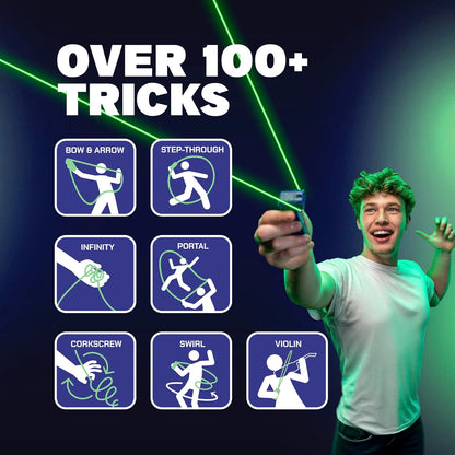ZipString Luma Glow-in-The-Dark String Toy