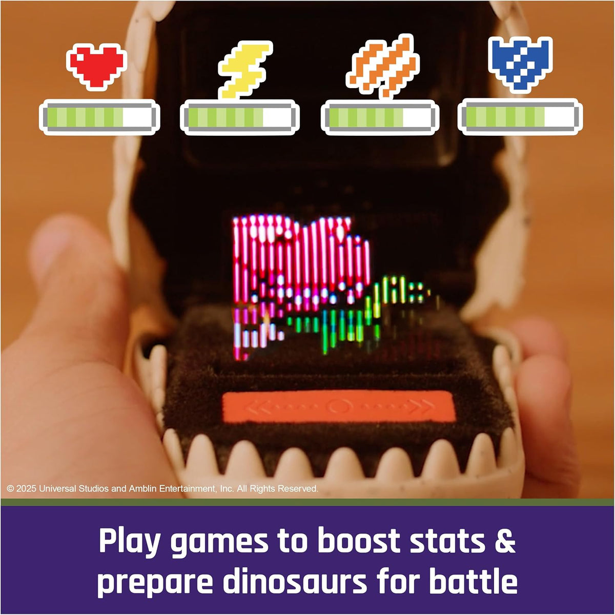 BITZEE Jurassic World Interactive Fossil Pod Toy & Digital Pet, Ages 5+