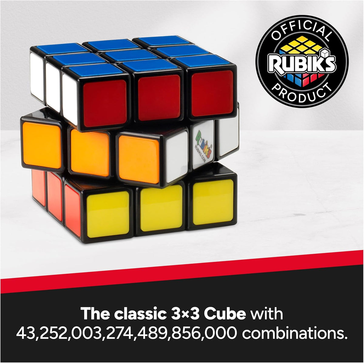 Rubik's Cube The Original 3x3 Puzzle Cube & Brain Teaser Fidget Toy