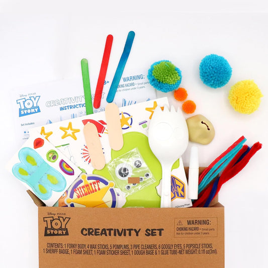 Tara Toys Disney Pixar Toy Story Creativity Set – Art Activity Kit with Stickers, Coloring Sheets, Markers & More – Fun Travel Set for Kids, Party Favor & Gift for Ages 3+
