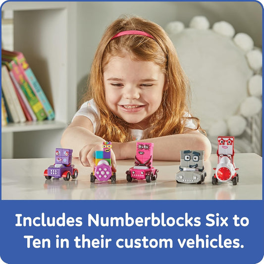 hand2mind Numberblocks Six to Ten Mini Vehicles