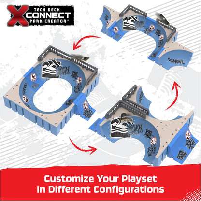 TECH DECK Daewon Mega Bowl X-Connect Park Creator Customizable Ramp Set