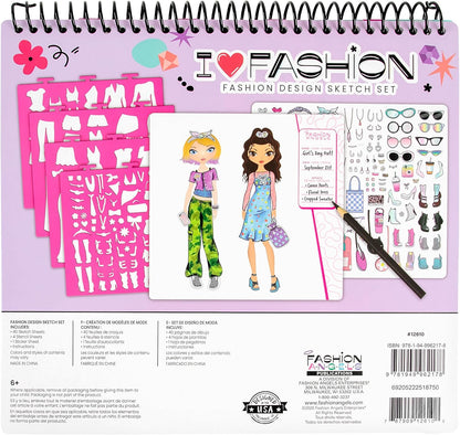 Fashion Angels I Love Fashion Sketch Portfolio