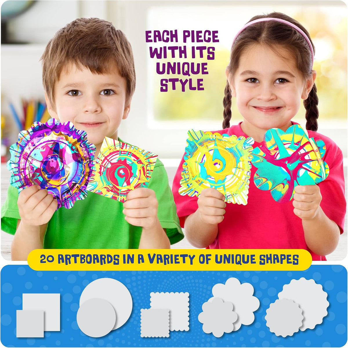 Paint Vortex Spin Art Machine - Kids Art Kit for Boys & Girls Ages 6+