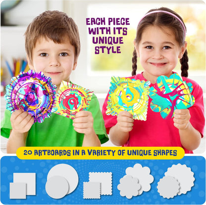 Paint Vortex Spin Art Machine - Kids Art Kit for Boys & Girls Ages 6+