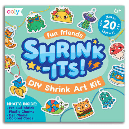 Ooly DIY Shrink Art Charms Kit, 28 Pc – Fun Friends