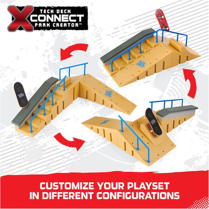 Tech Deck Jump N’ Grind X-Connect Park Creator Customizable Ramp Set