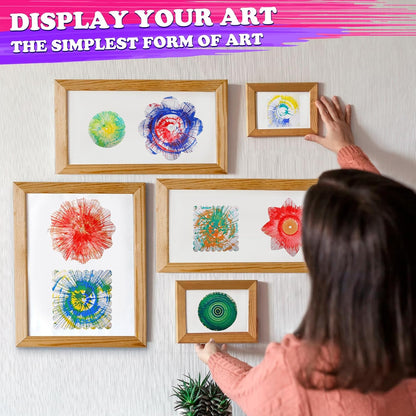 Spin Art Machine for Kids, Paint Spinner Arts and Crafts Gift Kit, Ages 6+