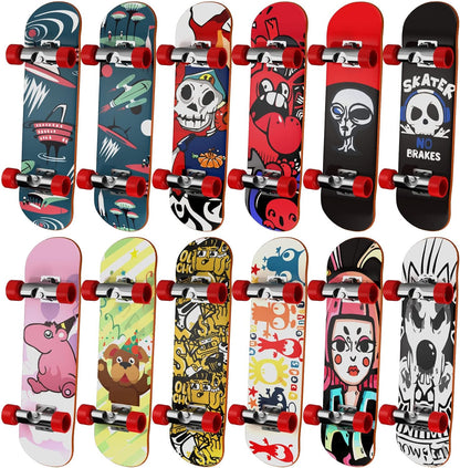 HOMETALL Finger Skateboards for Kids Set of 12