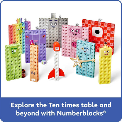 hand2mind Numberblocks Heroes with Zeroes MathLink Cubes Activity Set