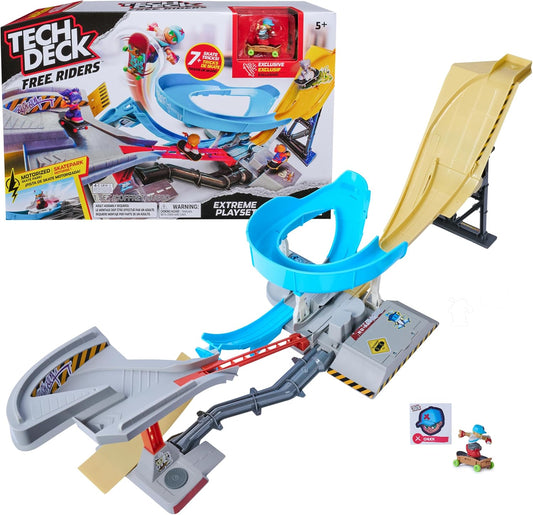 Tech Deck Free Riders Extreme Motorized Fingerboard Playset Ages 5+