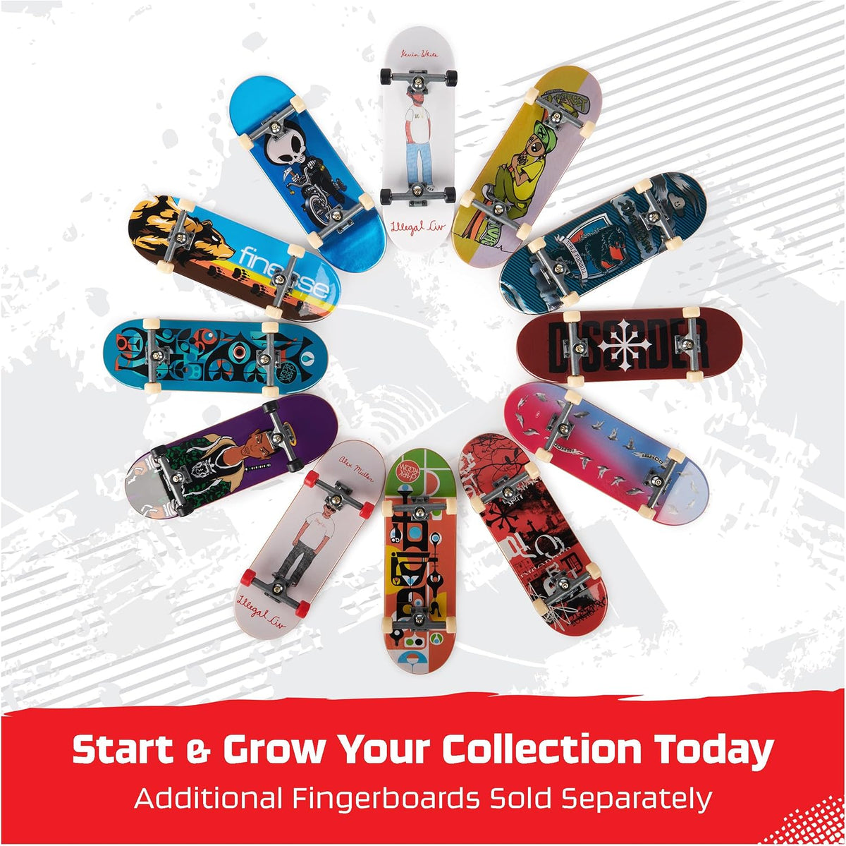 TECH DECK Spongebob Sk8shop Bonus Pack Customizable Fingerboards Set