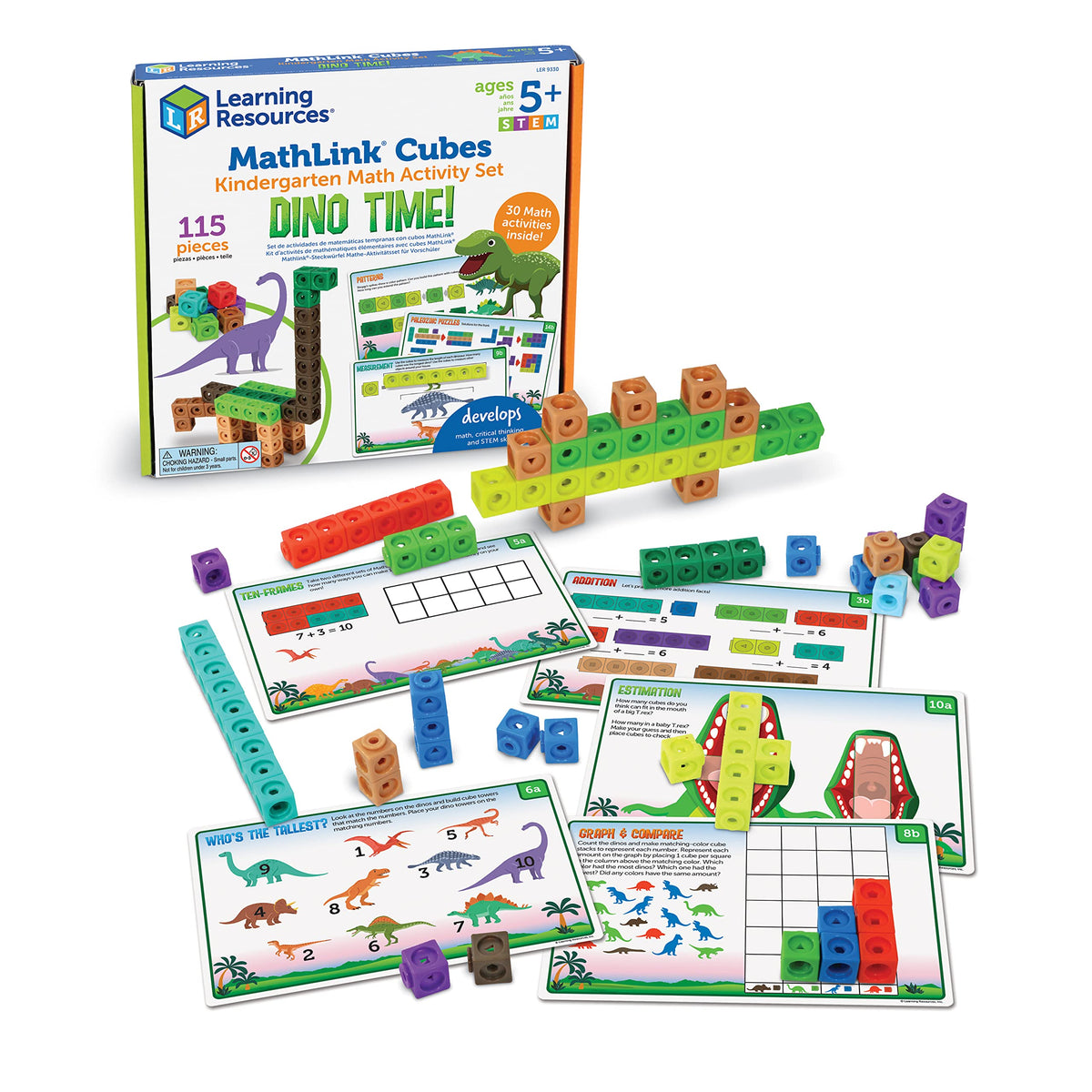 Learning Resources MathLink Cubes Early Math Activity Set