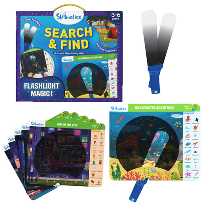 Skillmatics Search and Find Preschool Toy – Disney Princess, Gift for Kids