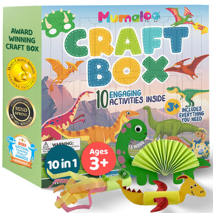 Mumaloo Arts and Crafts Kit for Kids – 10 Projects Ages 4–8