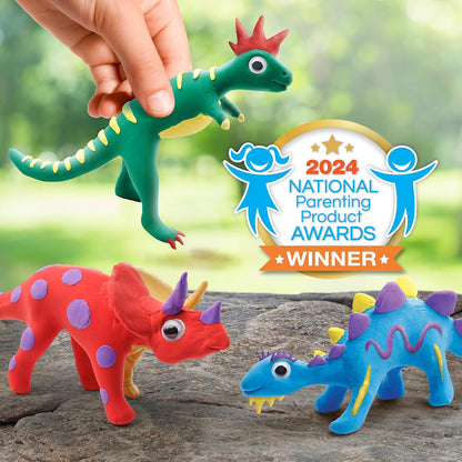 National Geographic Clay Dinosaur Arts and Crafts Activity Kit for Kids