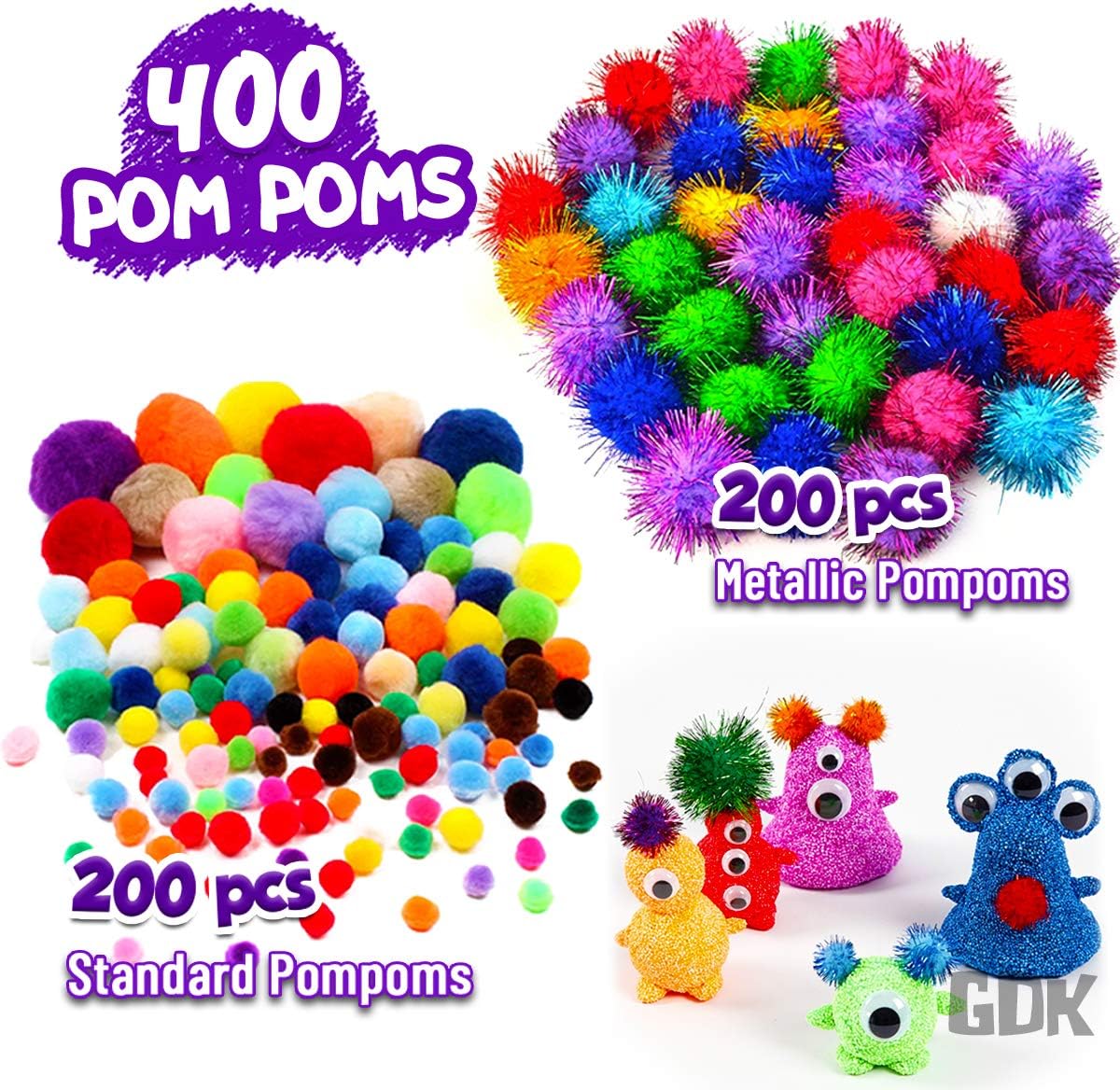 Goody King 1170Pcs+ Arts and Crafts Supplies for Kids