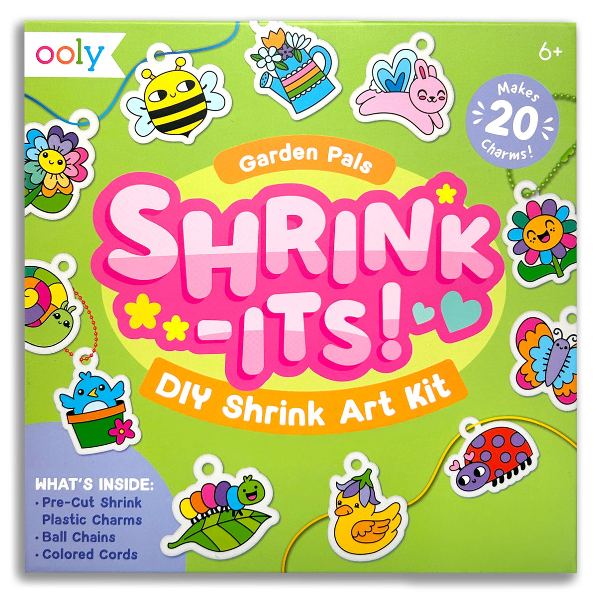 Ooly DIY Shrink Art Charms Kit, 28 Pc – Fun Friends