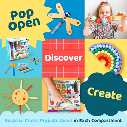 Mumaloo Arts and Crafts Kit for Kids – 10 Projects Ages 4–8