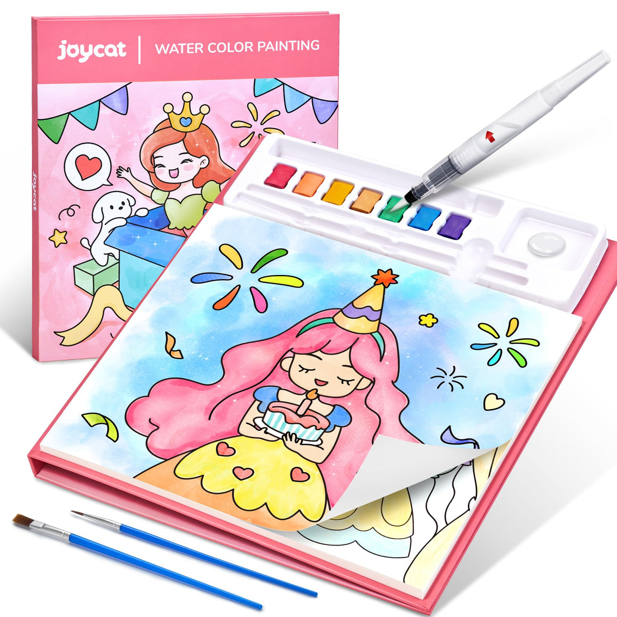 JoyCat Paint with Water Coloring Books for Toddlers (Magical Pony)