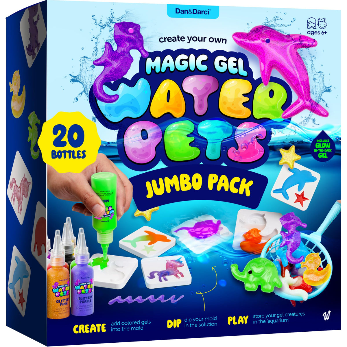 Magic Gel Water Pets Kit for Kids - Gifts for Kids - Squishy Maker Set