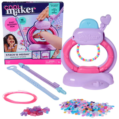 Cool Maker Stack'd Heishi Studio Bracelet Making Kit, Ages 7+