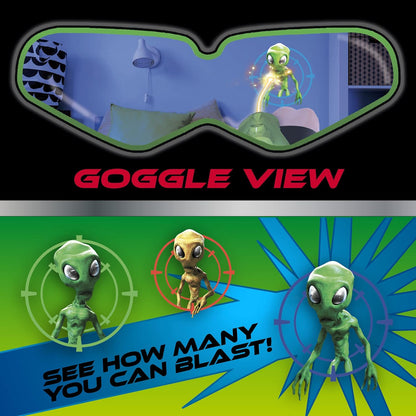 Fotorama Alien Vision Shooting Game, Goggles and Wrist Blaster Toy