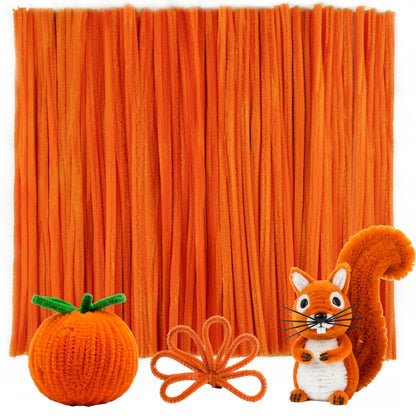 Caydo 200PCS Thick Pipe Cleaners Craft, 20 Colors Chenille Stems