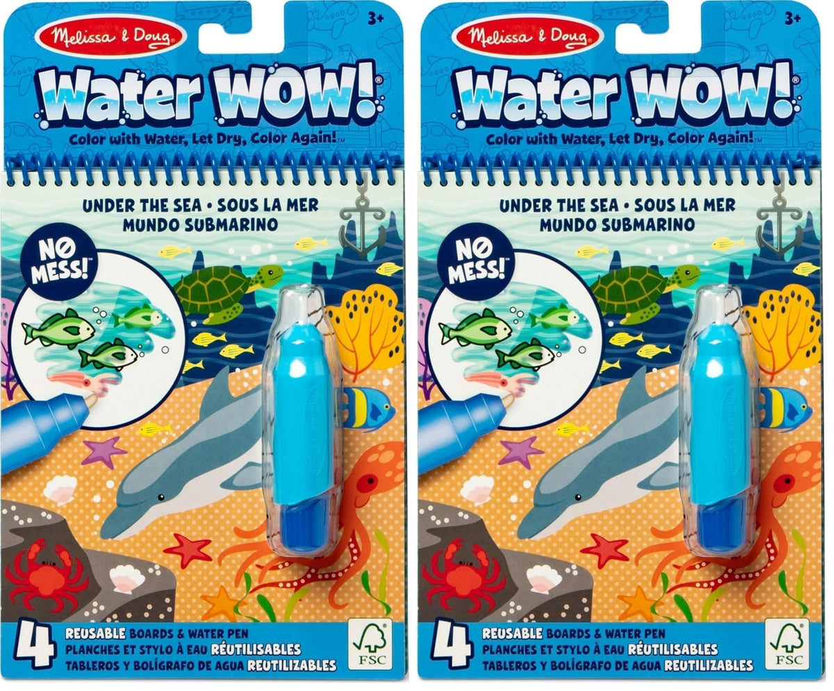 Melissa & Doug On the Go Water Wow! Farm Reusable Coloring Book Toy
